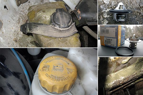 Вышибает тосол из расширительного бачка ваз 2115